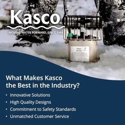 Kasco 1/2HP Lake & Pond De-icer 120V | Prevents Ice Damage & Supports Water Habitat thumbnail 4