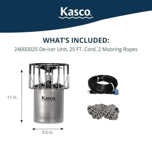 Kasco 1/2HP Lake & Pond De-icer 120V | Prevents Ice Damage & Supports Water Habitat thumbnail 2