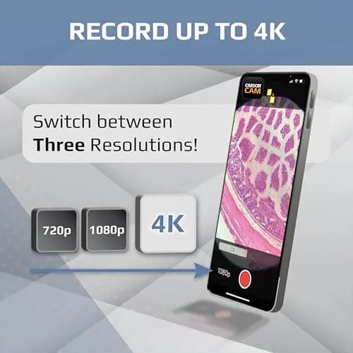 Carson MicroBrite Pro 60x-120x LED Pocket Microscope with Smartphone Adapter | STEM Science Kit for Kids thumbnail 7