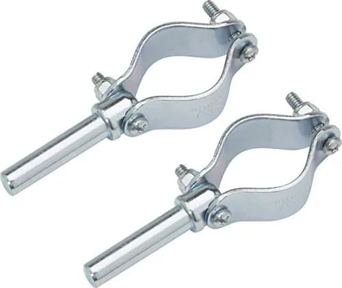 attwood Lock Set of 2 Zinc-Plated Steel 7/8-Inch Clamp-On Oar Locks | Durable Marine Hardware thumbnail 1