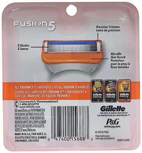 Gillette Fusion 5 Power Cartridges 8 ea | Precision 5-Blade System with Microfins & Indicator Strip thumbnail 2