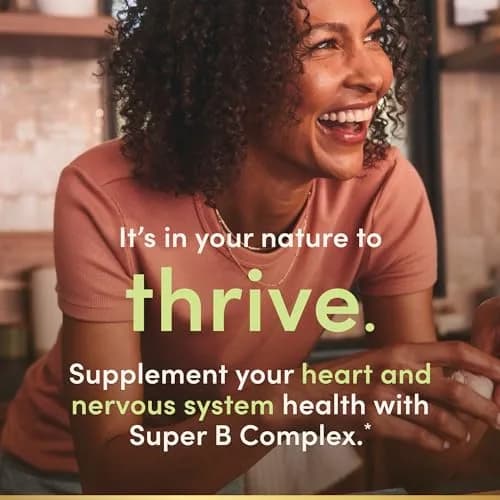 Nature's Bounty Super B Complex Vitamins with Vitamin C & Folic Acid, 150 Tablets thumbnail 4