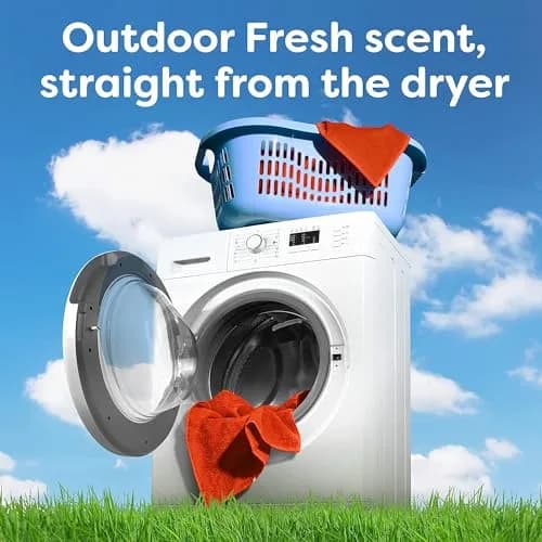 Bounce Fabric Softener Sheets Outdoor Fresh Scent 120 Count | Controls Static Cling & Reduces Wrinkles thumbnail 7