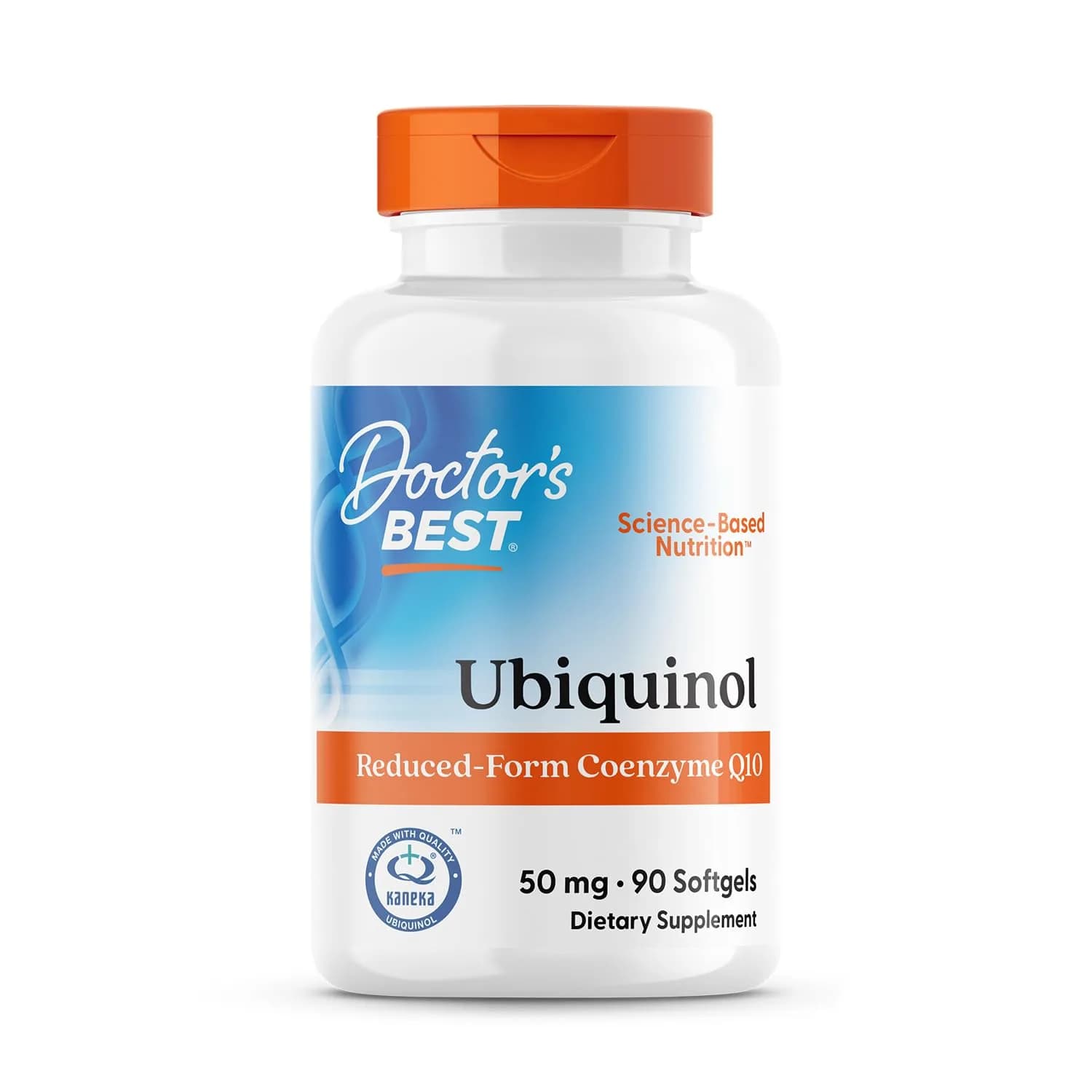 Doctor's Best Kaneka Ubiquinol 50 mg Supplement 90 Count - main product image