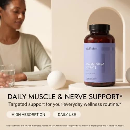 Olympian Labs Magnesium Citrate 400mg | Supports Sleep, Bones & Heart | 300 Capsules thumbnail 4