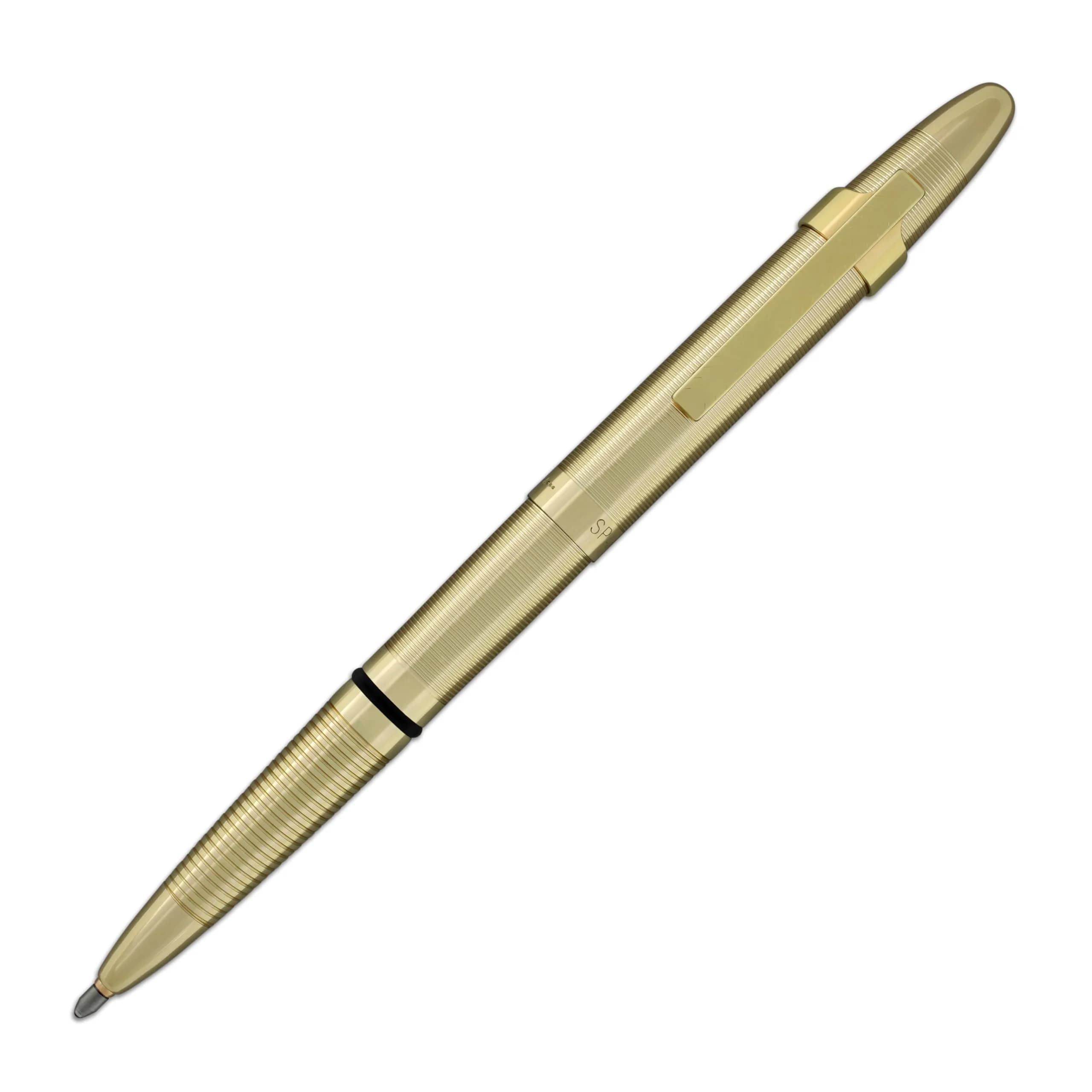 Fisher Bullet Pen - 400 Series - Lacquered Brass | Extreme Temperature & Zero Gravity Performance - main product image