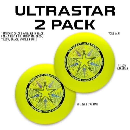 Discraft Ultra Star Sport Disc, 175g (Black) | Official Ultimate Disc thumbnail 2