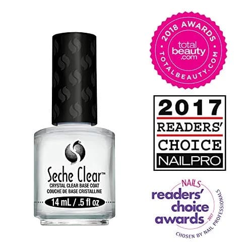 Seche Clear Base Coat 15ml (0.5 Fl Oz) | Professional Nail Prep for All Polish Types thumbnail 2