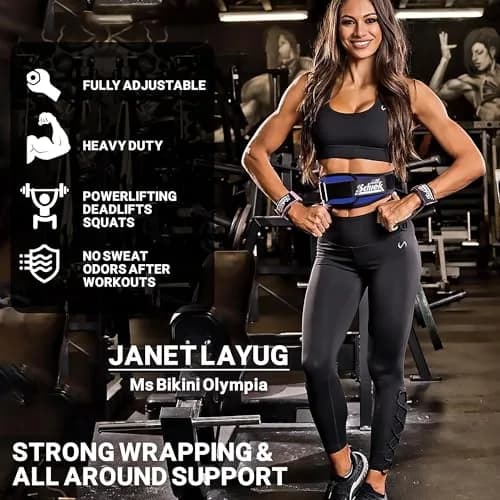 Schiek Sports Model 2004 Nylon 4 3/4" Weight Lifting Belt | Support & Comfort for Heavy Lifts thumbnail 2