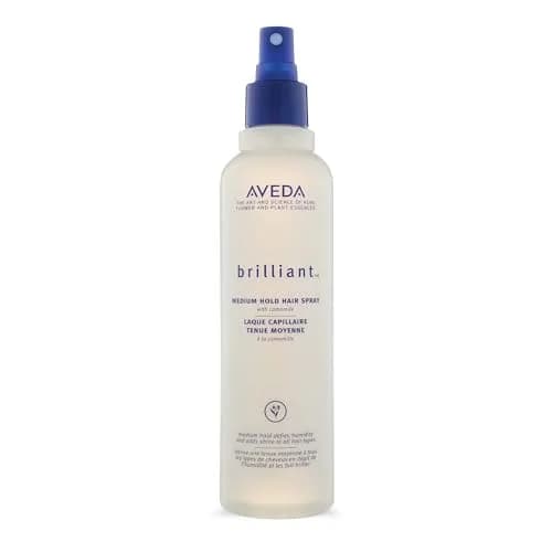 Aveda Brilliant Medium Hold Hair Spray | Non-Aerosol, Humidity Defense, Shine, All Hair Types, Jasmine & Rose Aroma (8.5 Fl Oz) thumbnail 1