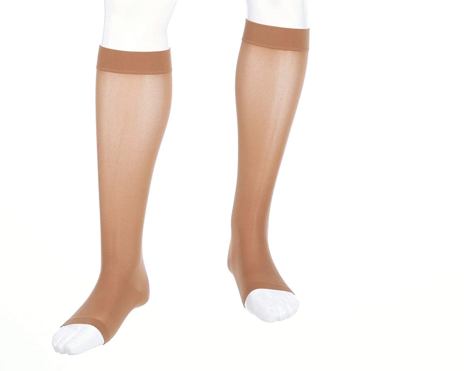 mediven Assure Men & Women Calf High Open Toe 20–30 mmHg Compression Socks | Support & Comfort for Daily Use - main product image