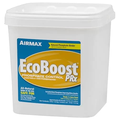 Airmax EcoBoost PRx Natural Pond Water Clarifier Binds Phosphates 10 lb | Safe, Natural Water Treatment for Ponds thumbnail 1
