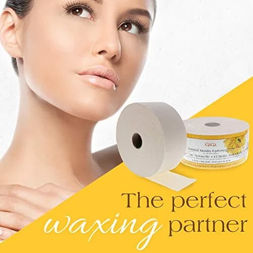 GIGI Bleached Muslin Epilating Roll Waxing Strips 3.25in x 100Yards | Precise, Soft & Hygienic Hair Removal thumbnail 2