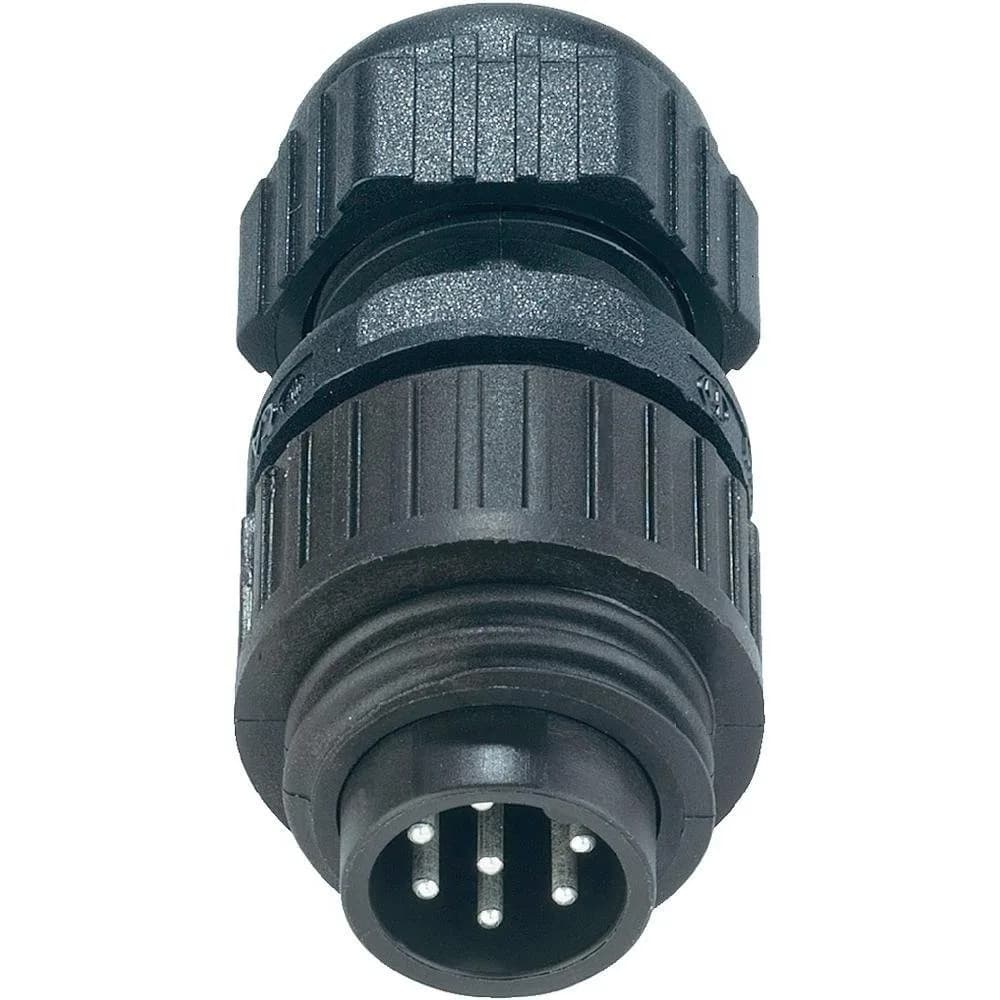 Hirschmann CA6LS Circular Connector Plug, 6-Pin, Cable Mount, 250V | Industrial Grade Connector - main product image