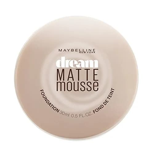 Maybelline New York Dream Matte Mousse Foundation Porcelain Ivory 18ml (0.64 fl. oz.) | Flawless Soft-Focus Matte Finish thumbnail 1
