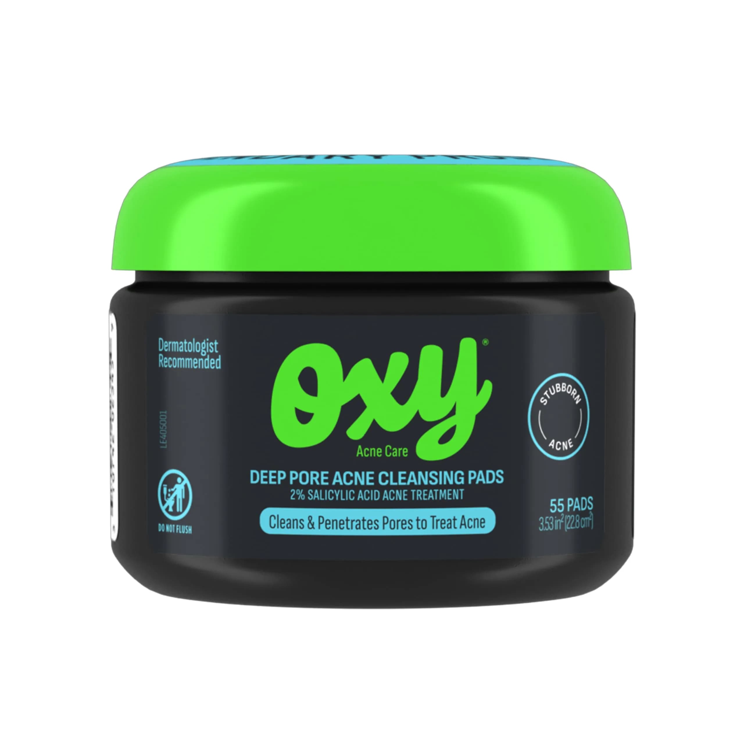 Oxy Deep Pore Acne Cleansing Pads with 2% Salicylic Acid | 55 Count (Pack of 1) - main product image