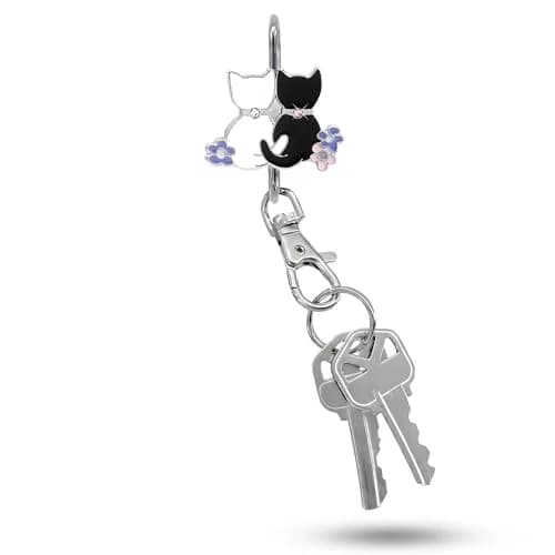 Finders Key Purse Two Kitties Key Finder | Stylish & Multifunctional (One Size) thumbnail 1