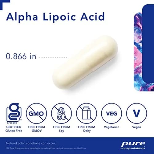 Pure Encapsulations Alpha Lipoic Acid 200 mg | Supports Carbohydrate Metabolism & Nerve Health thumbnail 3