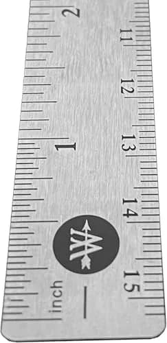 Westcott Stainless Steel Metal Ruler with Non-Slip Cork Base, 6 Inch (15.24 cm) | Precision Measurement Tool thumbnail 8