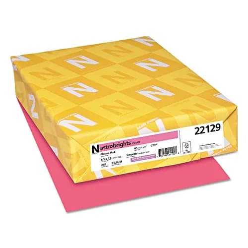 Neenah Astrobrights Printable Multipurpose Card Stock 8-1/2 x 11 Inches | Bright Colors for Creative Projects thumbnail 1