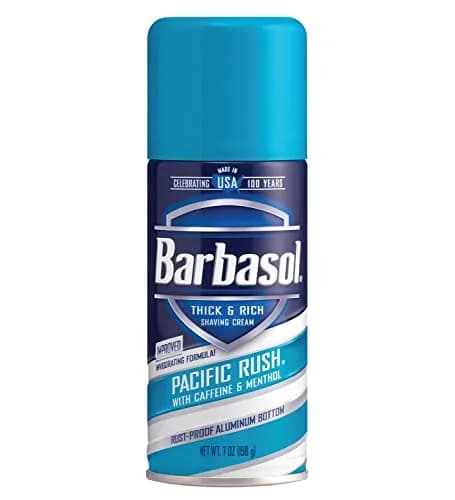 Barbasol Beard Buster Pacific Rush Shaving Cream 207ml (7oz) | Thick Lather for Close Shave thumbnail 1
