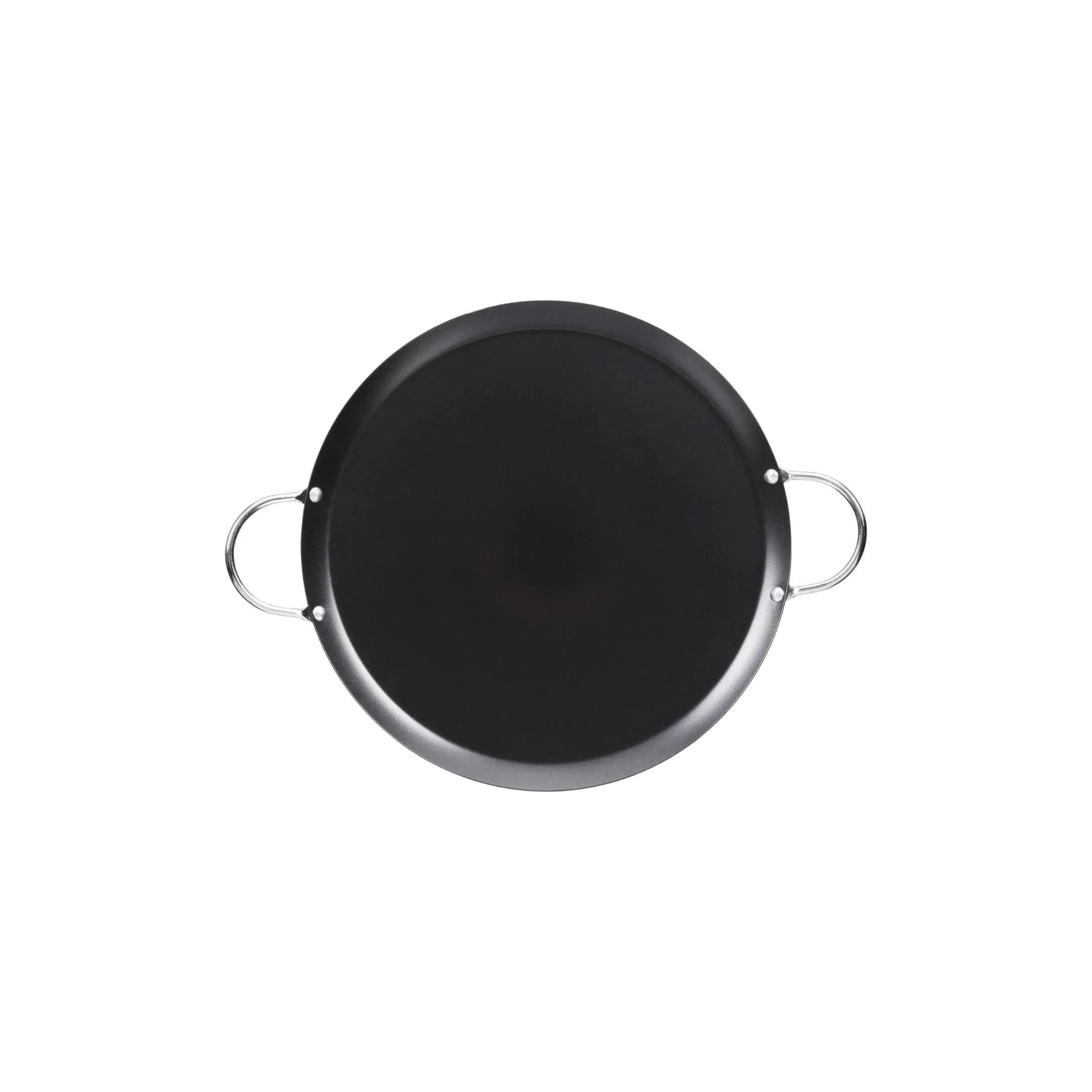 Imusa 11in Carbon Steel Nonstick Round Comal with Metal Handles | Versatile Kitchen Essential