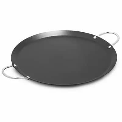 Imusa 11in Carbon Steel Nonstick Round Comal with Metal Handles | Versatile Kitchen Essential thumbnail 5