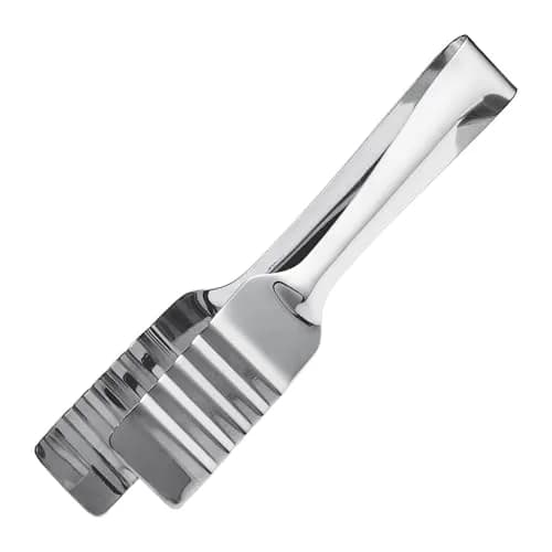 Winco 8-inch Heavy-Duty Stainless Steel Pastry Tong | Squeeze Grip for Salads, Buffets, and Catering thumbnail 1