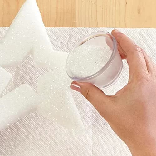 FloraCraft Diamond Dust Glitter 3 oz (88.7 ml) Clear Glass | Fine Ground Glass Sparkle for Crafts thumbnail 4