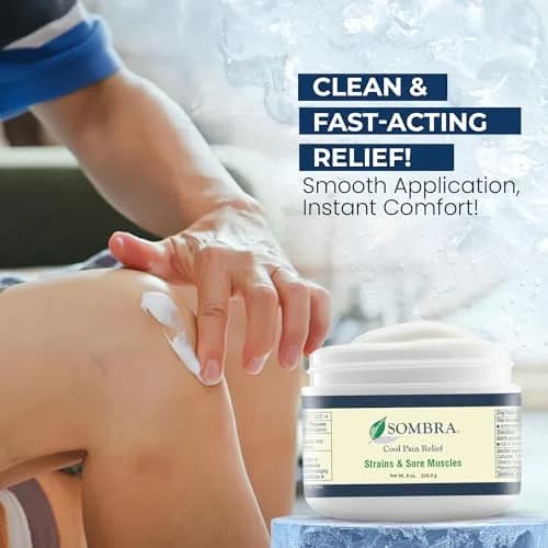 Sombra Cool Pain Relief Gel 8 oz for Sprains, Sore Muscles & Recovery thumbnail 6