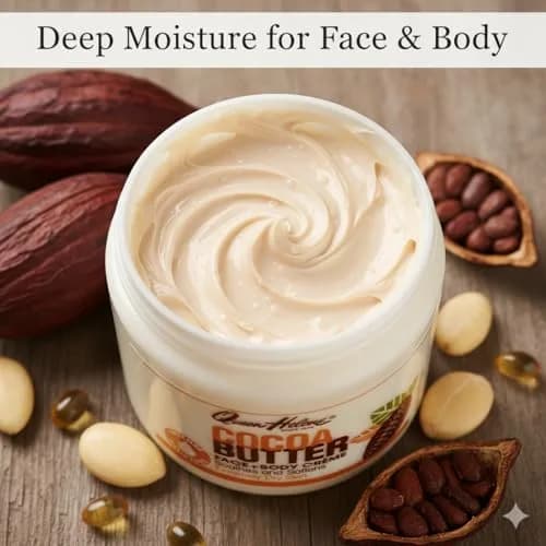 Queen Helene Cocoa Butter Face & Body Cream – Extra Rich Moisturizing Formula for Dry Skin | Softens, Smooths & Restores Radiance | 4.8 oz Jar thumbnail 5
