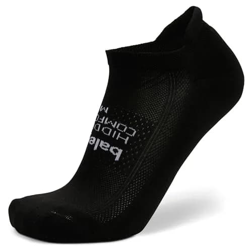 Balega Hidden Comfort No Show Athletic Running Socks Small Black | Moisture-Wicking & Seamless Toe thumbnail 1