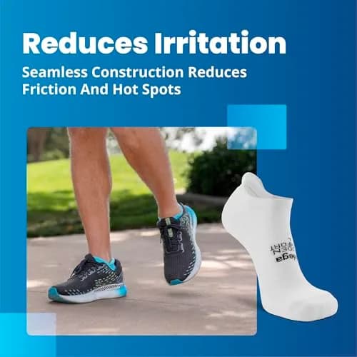 Balega Hidden Comfort No Show Athletic Running Socks Small Black | Moisture-Wicking & Seamless Toe thumbnail 5