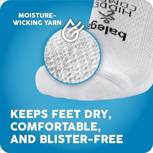 Balega Hidden Comfort No Show Athletic Socks Large | Moisture-Wicking, Seamless Toe, Deep Heel thumbnail 9