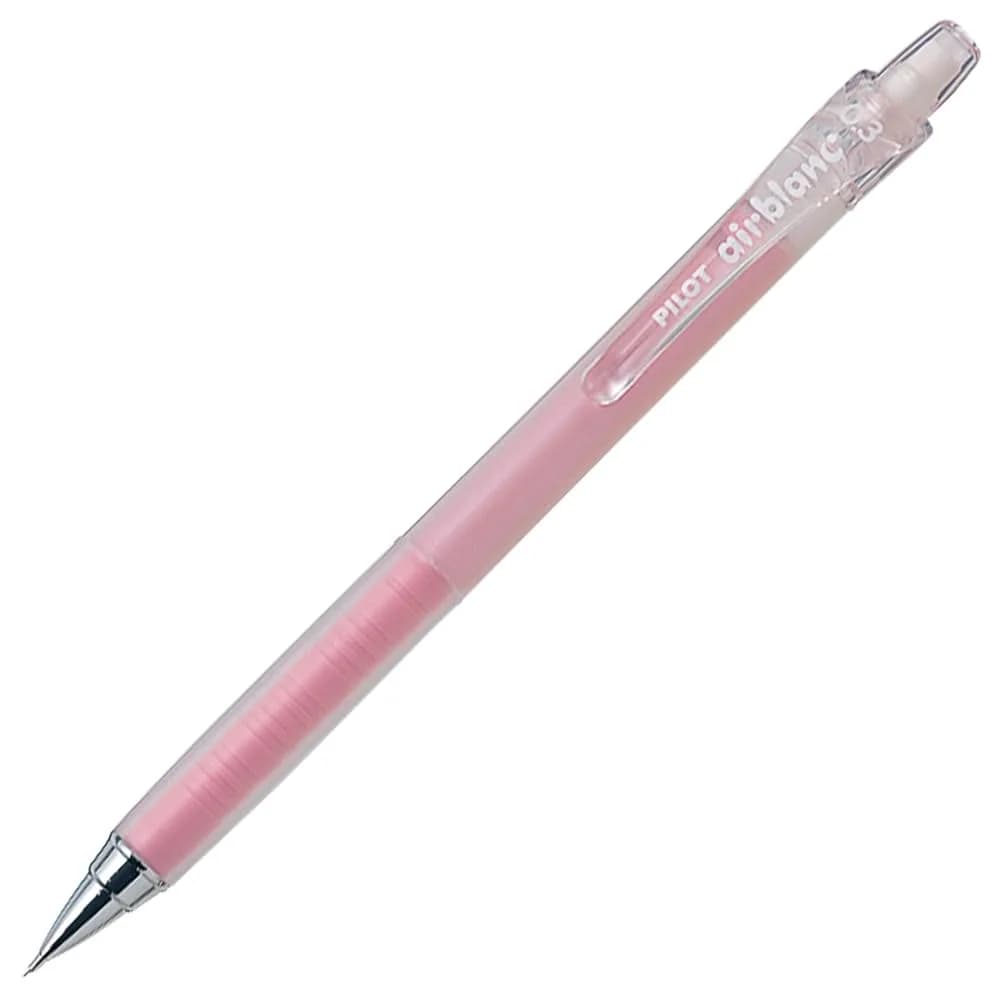 Pilot AirBlanc Mechanical Pencil 0.3mm Green Body | Writing Instrument for Students — Pink Body