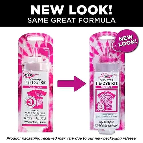 Tulip One-Step Tie-Dye Kit Fuchsia Liquid Fabric Dye 120ml (4 fl oz) | Vibrant Colors for Cotton, Rayon, Silk, Wool thumbnail 5