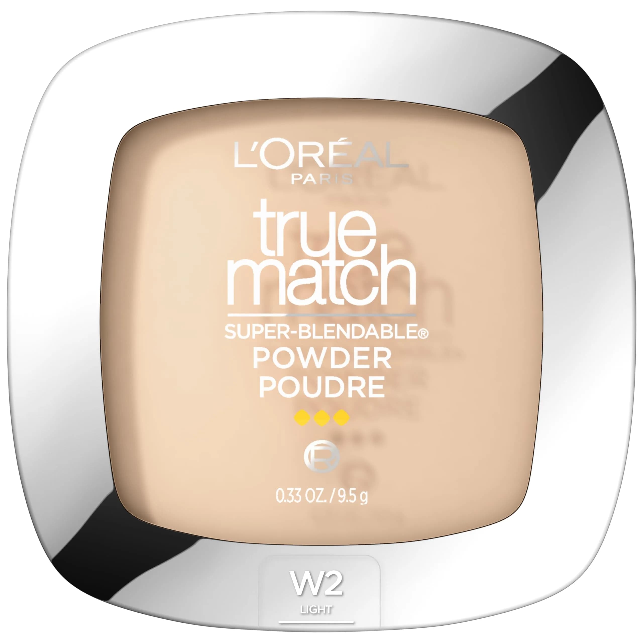 L'Oreal Paris True Match Super Blendable Oil-Free Powder Foundation - W2 Light Shade