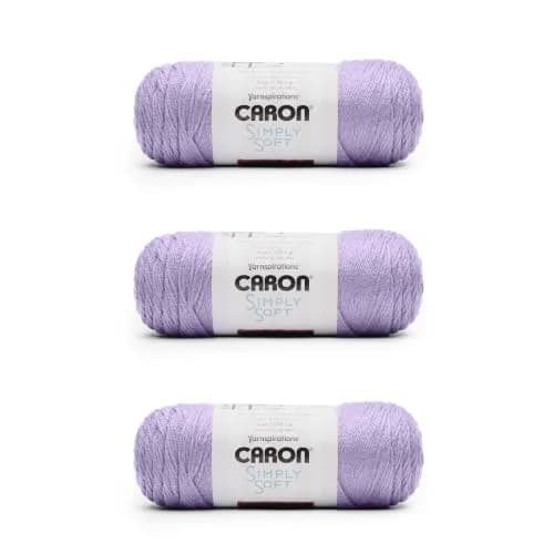Caron Simply Soft Yarn Orchid | Ultra-Soft Acrylic for Crochet & Knitting thumbnail 1