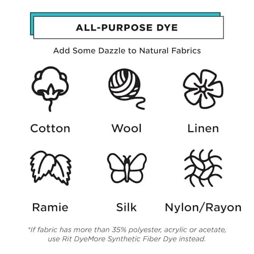 Rit All-Purpose Liquid Dye, Denim Blue 236ml (8 Fl Oz) | Vibrant Color for Natural Fabrics thumbnail 2