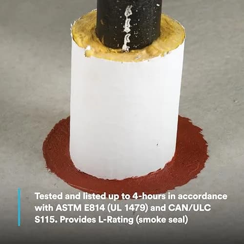 3M Fire Barrier Sealant CP 25WB+ 300ml (10.1 fl oz) | Tested to 4-Hour Fire Rating thumbnail 4