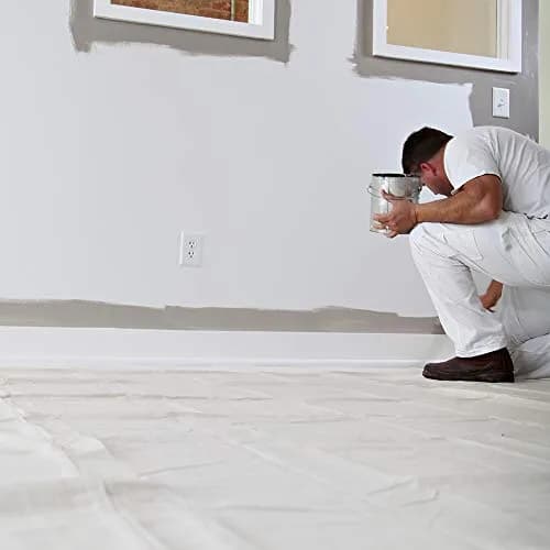 Trimaco SuperTuff Drop Cloth 9ft x 12ft Tan | Contractor Grade Canvas for Painting & DIY thumbnail 3