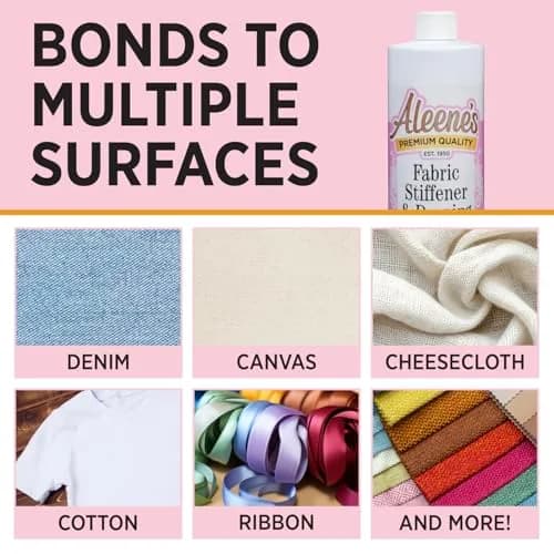 Aleene's Fabric Stiffener and Draping Liquid 473ml (16 Fl Oz) | Nontoxic, Quick Drying Formula for Shaping Fabrics thumbnail 4
