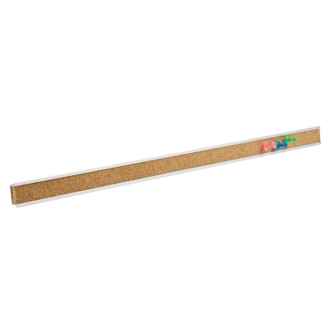 Quartet Bulletin Bar Strip Cork Board 18" x 1" (45.7cm x 2.5cm) | Self-Healing Cork for Office & Classroom - main product image
