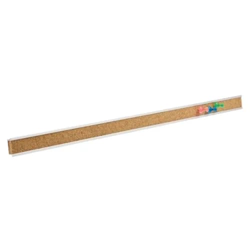Quartet Bulletin Bar Strip Cork Board 18" x 1" (45.7cm x 2.5cm) | Self-Healing Cork for Office & Classroom thumbnail 1