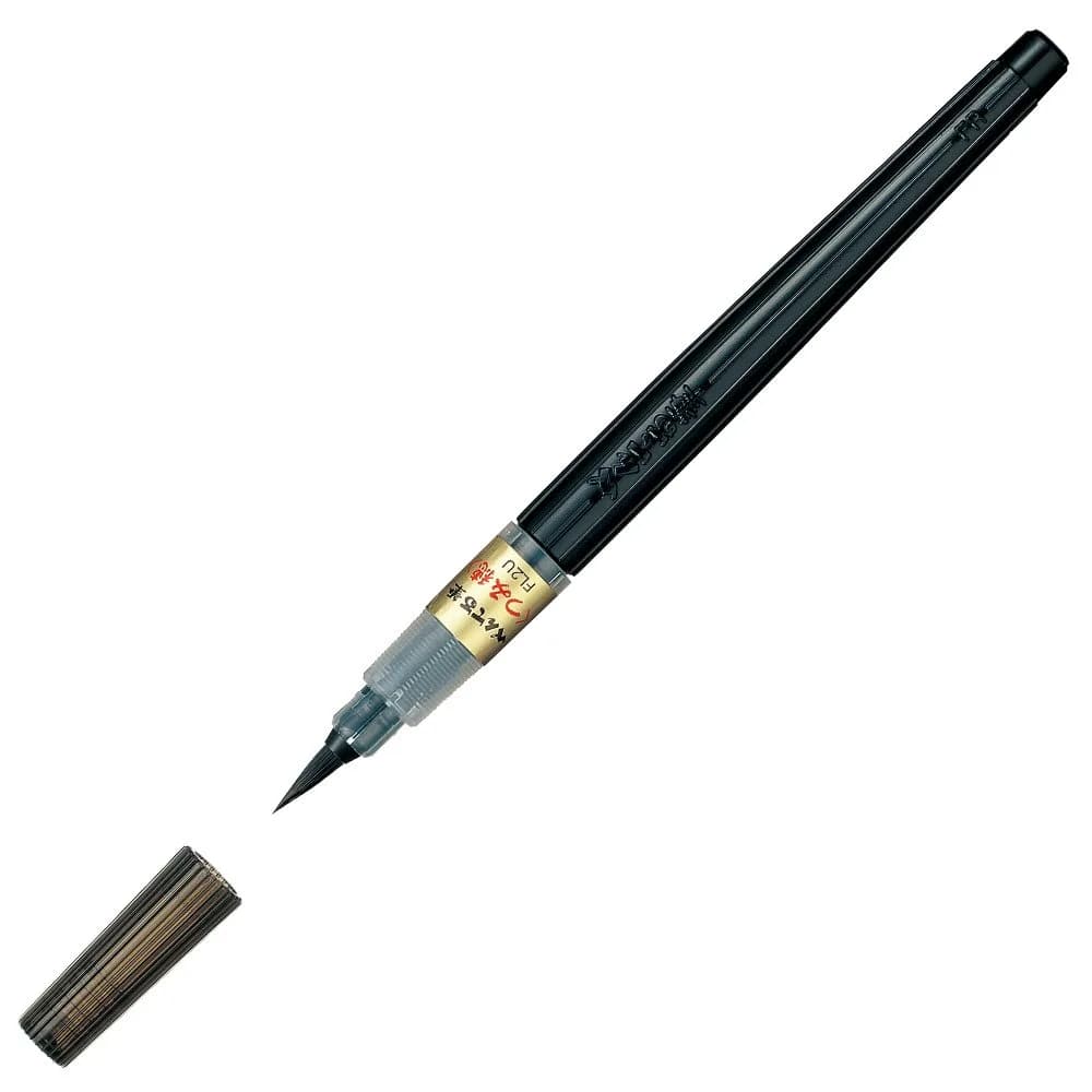 Pentel Fude Brush Pen, Tsumiho (XFL2U) | Water-Based Ink, Round Tip, Black, 1 Count - main product image