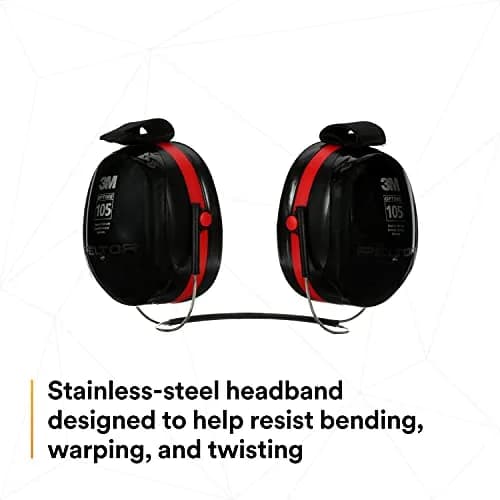 3M Peltor Optime 105 Behind-the-Head Earmuff, 29 dB NRR | Industrial Noise Protection thumbnail 9