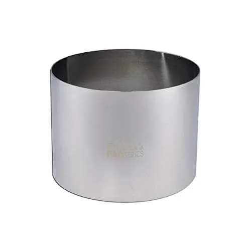 Fat Daddio's Stainless Steel Round Cake and Pastry Ring, 4 Inch x 3 Inch | Heavy-Duty, Seamless, Dishwasher Safe thumbnail 2