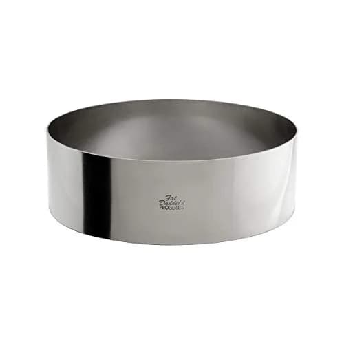 Fat Daddio's SSRD-9030 Stainless Steel Round Cake & Pastry Ring, 9 x 3 inch | Professional Baking Tool thumbnail 1