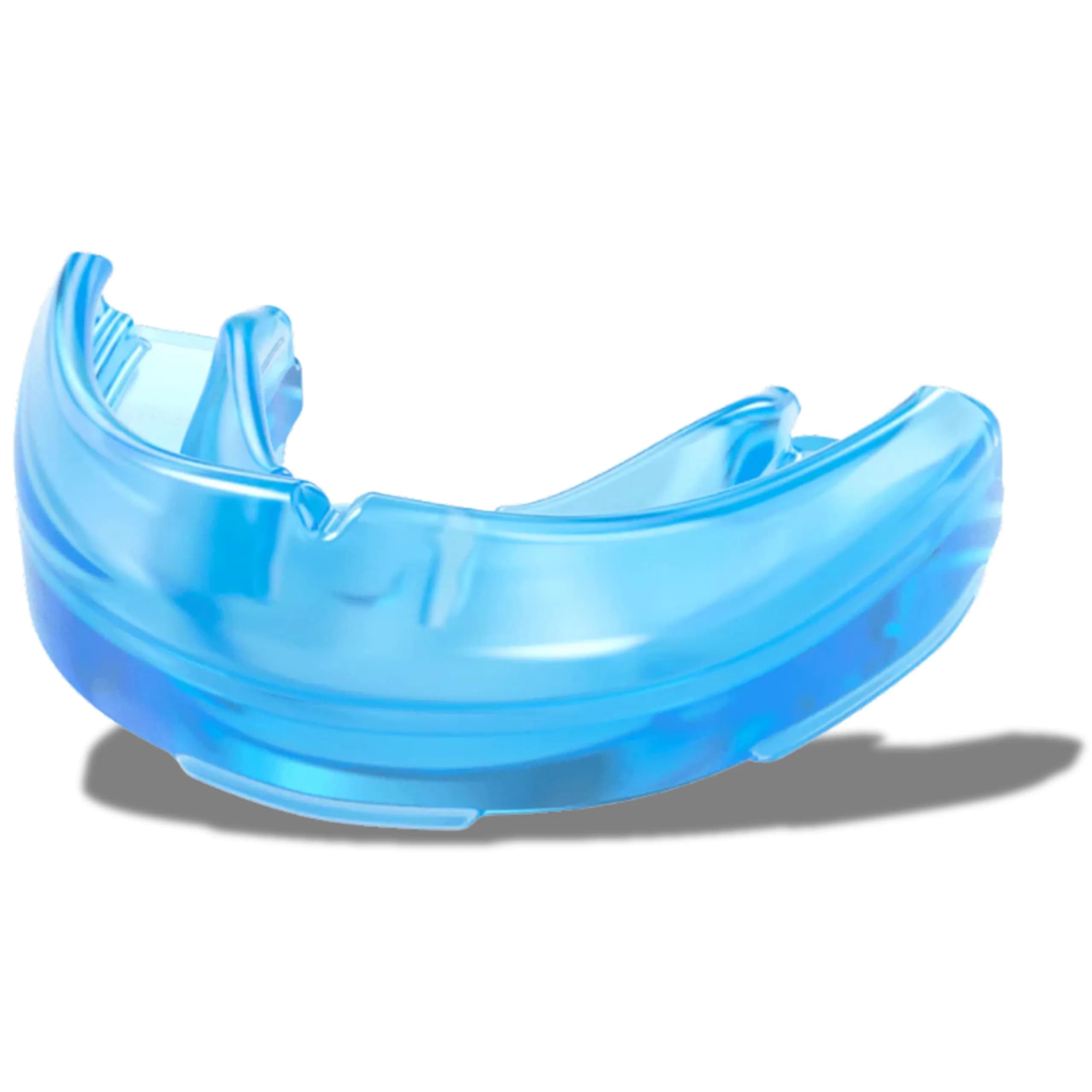 Shock Doctor Orthodontic Mouth Guard for Braces Youth Blue | Instant Fit Silicone - main product image