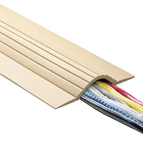 UT Wire Cable Blanket Low Profile Cord Cover Protector 1.52 m (5 ft) | Prevents Tripping on Floor Cords thumbnail 1